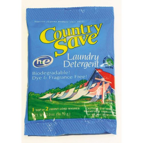 Country Save Powdered Laundry Detergent Packet 2oz (case of 200)