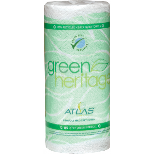 Green Heritage® Kitchen Paper Towels, (case of 30)