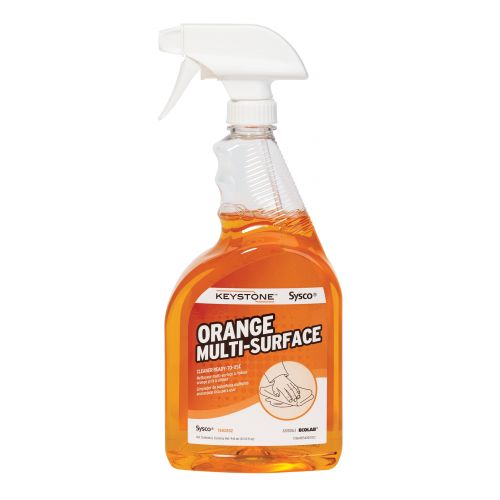 Keystone Ready-To-Use Orange Multi Surface Cleaner (case of 4)