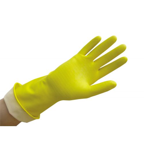  Ambitex Pro® Flocklined Gloves Powder Free, Yellow, Medium (case of 12)