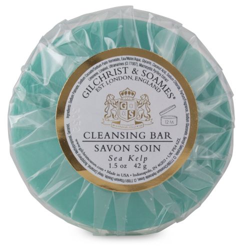 1.5oz/42g English Spa Round Sea Kelp - Clear Pleat Wrap