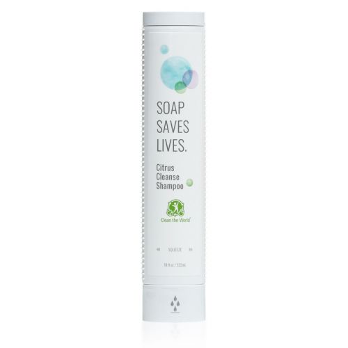 Clean the World Shampoo, Evoline Dispenser Bottle and Bracket, 533ml