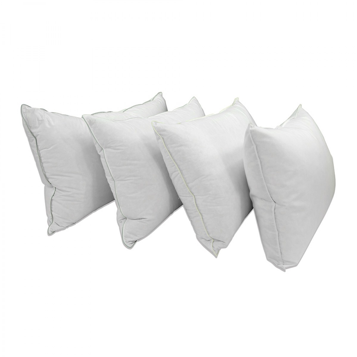 Manchester Mills Down Dreams Standard Size Medium Firm Pillow Set 2 Pillows 