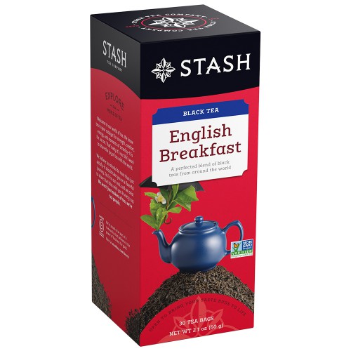 STASH English Breakfast Black Tea, box of 30 | Simply Supplies