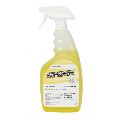 Keystone Peroxide Disinfectant & Glass Cleaner 32oz (case of 6)
