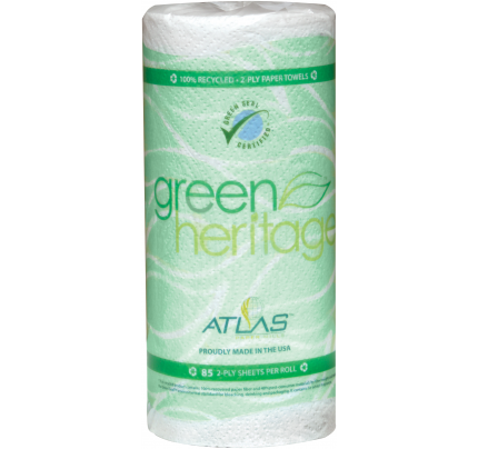 Green Heritage® Kitchen Paper Towels, (case of 30)